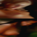 Hiding woman